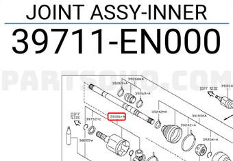 Nissan 39711EN000 JOINT ASSY-INNER