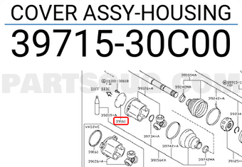 Nissan 3971530C00 COVER ASSY-HOUSING