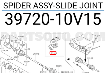 Nissan 3972010V15 SPIDER ASSY-SLIDE JOINT