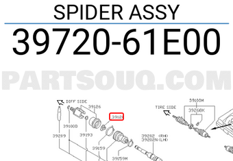Nissan 3972061E00 SPIDER ASSY