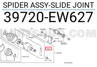 Nissan 39720EW627 SPIDER ASSY-SLIDE JOINT