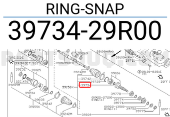 Nissan 3973429R00 RING-SNAP