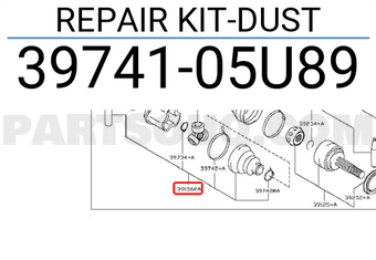 Nissan 3974105U89 REPAIR KIT-DUST