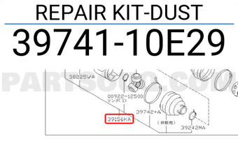 Nissan 3974110E29 REPAIR KIT-DUST