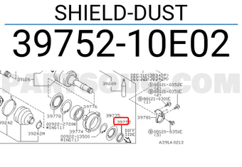 Nissan 3975210E02 SHIELD-DUST