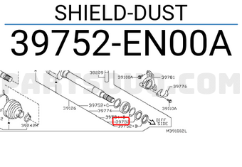 Nissan 39752EN00A SHIELD-DUST