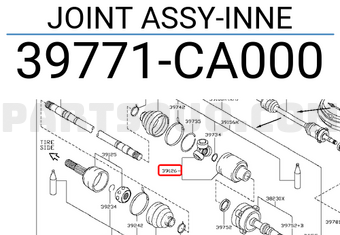 Nissan 39771CA000 JOINT ASSY-INNE