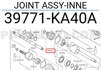Nissan 39771KA40A JOINT ASSY-INNE