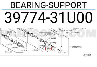 Nissan 3977431U00 BEARING-SUPPORT
