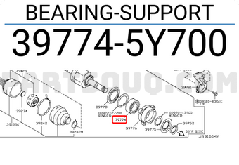 Nissan 397745Y700 BEARING-SUPPORT
