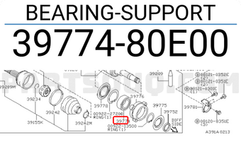 Nissan 3977480E00 BEARING-SUPPORT