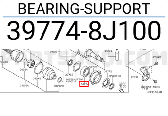 Nissan 397748J100 BEARING-SUPPORT