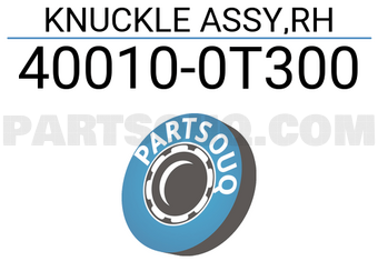 Nissan 400100T300 KNUCKLE ASSY,RH