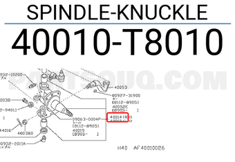 Nissan 40010T8010 SPINDLE-KNUCKLE