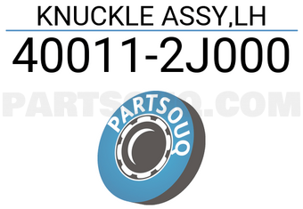 Nissan 400112J000 KNUCKLE ASSY,LH