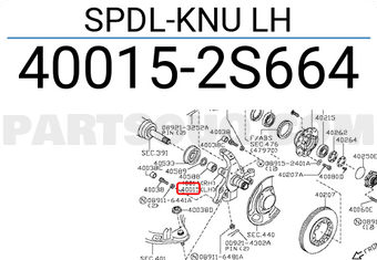 Nissan 400152S664 SPDL-KNU LH