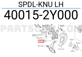Nissan 400152Y000 SPDL-KNU LH