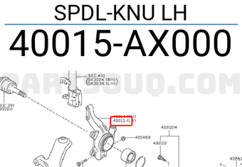 Nissan 40015AX000 SPDL-KNU LH