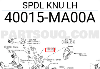Nissan 40015MA00A SPDL KNU LH