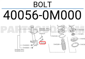 Nissan 400560M000 BOLT