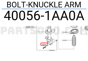 Nissan 400561AA0A BOLT-KNUCKLE ARM