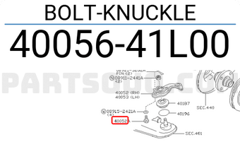 Nissan 4005641L00 BOLT-KNUCKLE
