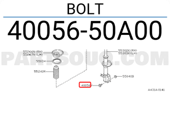 Nissan 4005650A00 BOLT
