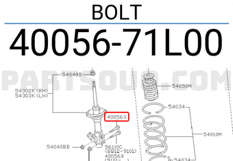 Nissan 4005671L00 BOLT