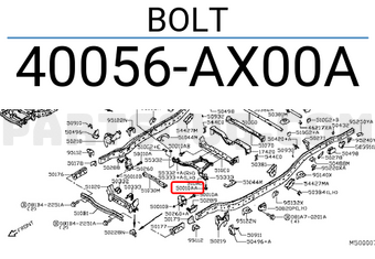 Nissan 40056AX00A BOLT