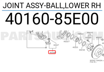 Nissan 4016085E00 JOINT ASSY-BALL,LOWER RH
