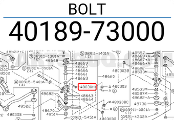 Nissan 4018973000 BOLT