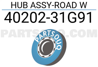 Nissan 4020231G91 HUB ASSY-ROAD W