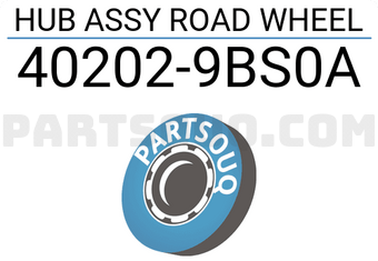 Nissan 402029BS0A HUB ASSY ROAD WHEEL