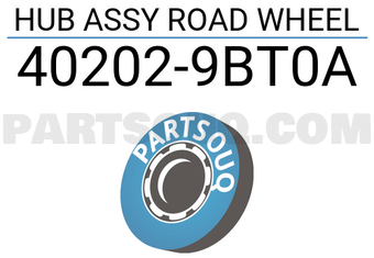 Nissan 402029BT0A HUB ASSY ROAD WHEEL