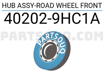 Nissan 402029HC1A HUB ASSY-ROAD WHEEL FRONT