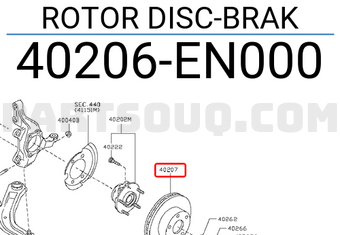 Nissan 40206EN000 ROTOR DISC-BRAK