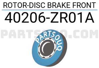 Nissan 40206ZR01A ROTOR-DISC BRAKE FRONT