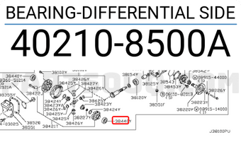 Nissan 402108500A BEARING-DIFFERENTIAL SIDE