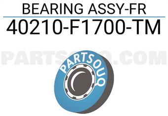 Nissan 40210F1700TM BEARING ASSY-FR