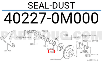 Nissan 402270M000 SEAL-DUST