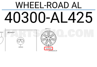 Nissan 40300AL425 WHEEL-ROAD AL