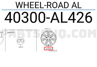 Nissan 40300AL426 WHEEL-ROAD AL