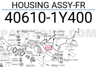 Nissan 406101Y400 HOUSING ASSY-FR
