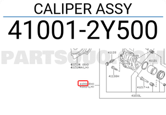 Nissan 410012Y500 CALIPER ASSY