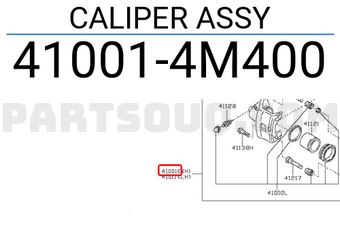 Nissan 410014M400 CALIPER ASSY