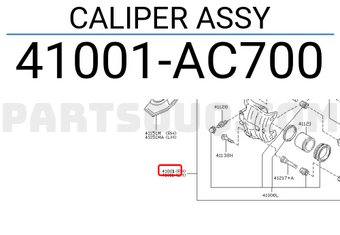 Nissan 41001AC700 CALIPER ASSY