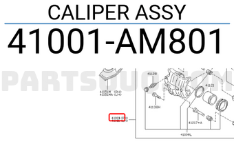 Nissan 41001AM801 CALIPER ASSY