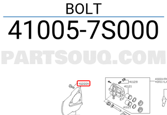 Nissan 410057S000 BOLT
