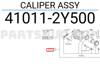 Nissan 410112Y500 CALIPER ASSY