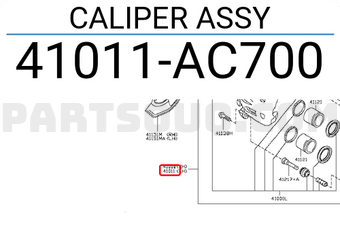 Nissan 41011AC700 CALIPER ASSY